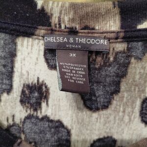Chelsea & Theodore Leopard Print Top